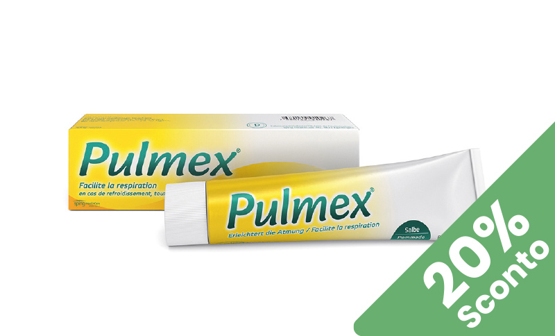 Pulmex® Pomata un aiuto durante la stagione fredda che attenua i sintomi influenzali in offerta solo Gennaio 2025 presso farmacia Moderna