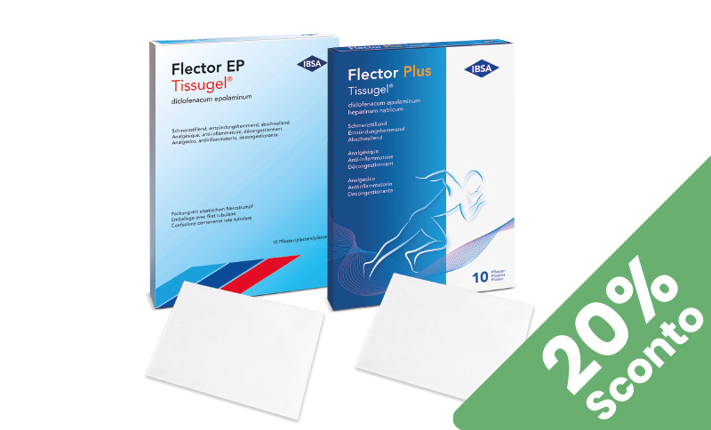 Flector EP Tissugel-Flector Plus Tissugel Analgesico, antinfiammatorio, decongestionante. Offerta Farmacia Moderna Chiasso a Settembre 2025.
